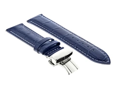 blue breitling watch straps|aftermarket Breitling straps.